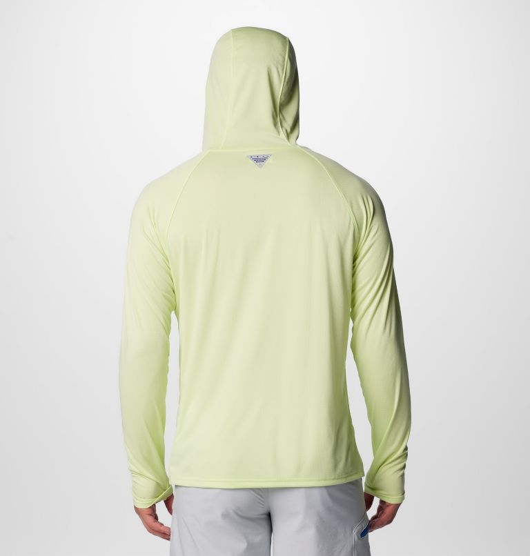 Men's PFG Solar Stream Elite Hoodie, Color: Spring Yellow, image 2