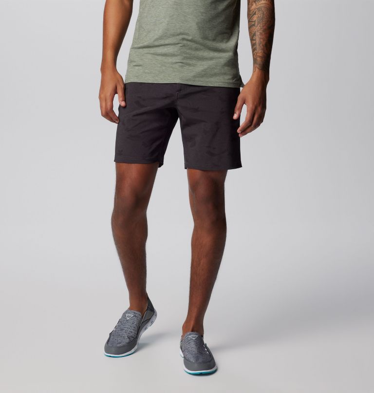 Men's PFG Uncharted Shorts, Color: Shark Uncharted Waters, image 3