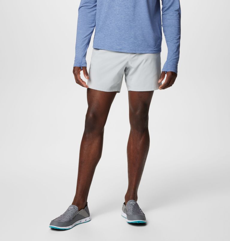 Men's PFG Uncharted Shorts, Color: Cool Grey, image 3