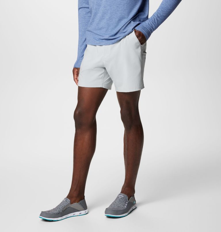Thumbnail: Men's PFG Uncharted Shorts, Color: Cool Grey, image 4