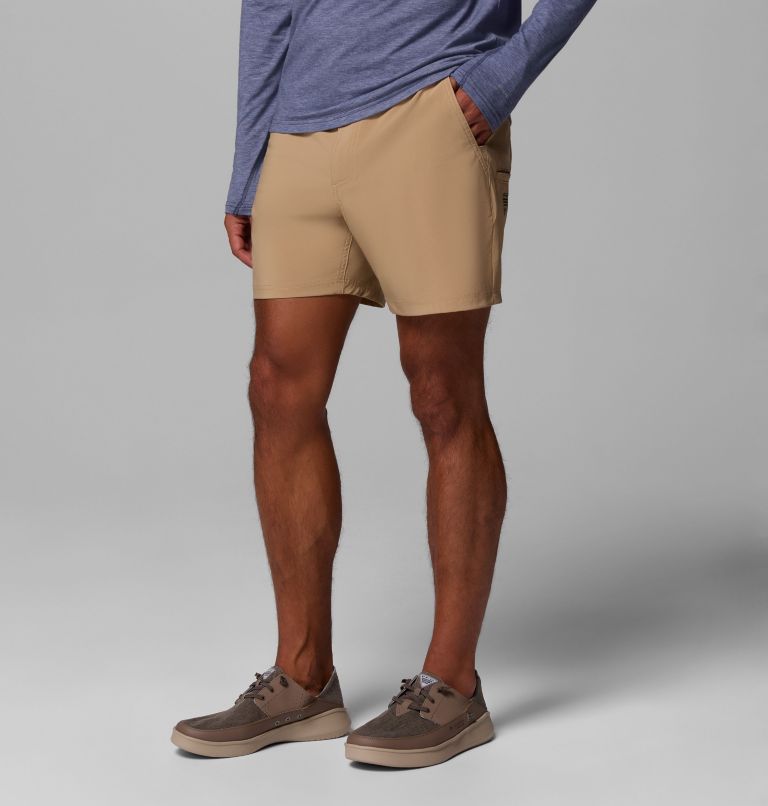 Men's PFG Uncharted Shorts, Color: Beach, image 4