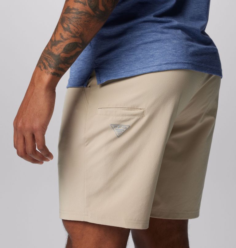 Men's PFG Uncharted Shorts, Color: Ancient Fossil, image 7