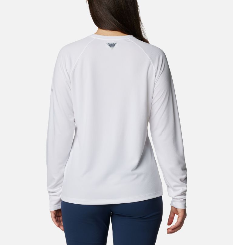 Thumbnail: Women's PFG Solar Stream Long Sleeve Shirt, Color: White, image 2