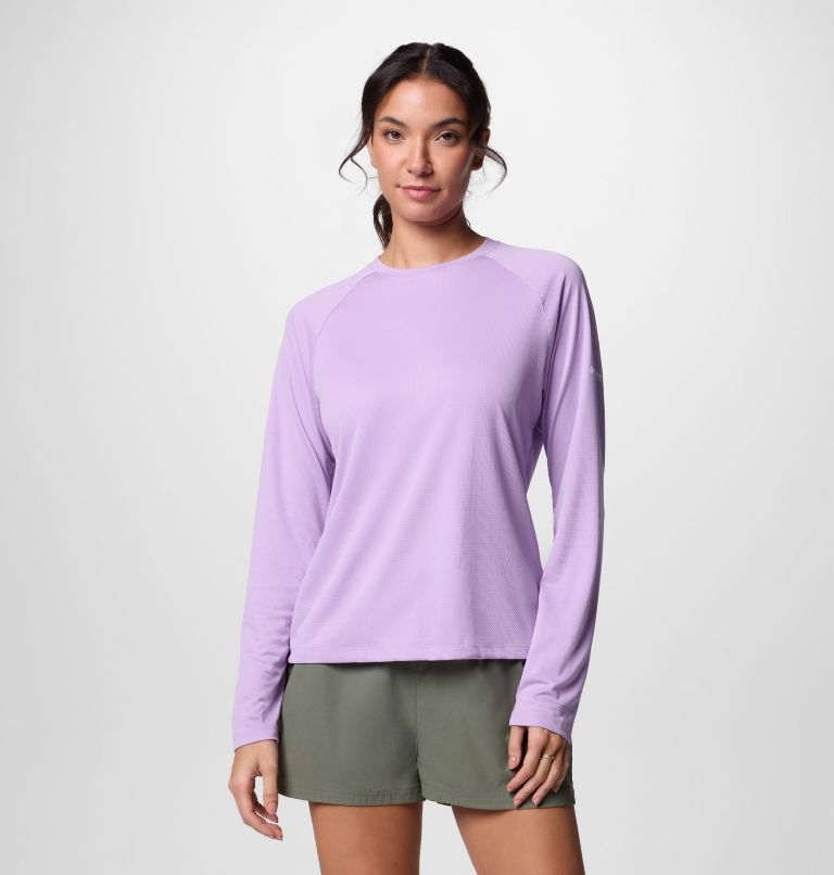 Women's PFG Solar Stream Long Sleeve Shirt, Color: Hydrangea, image 1