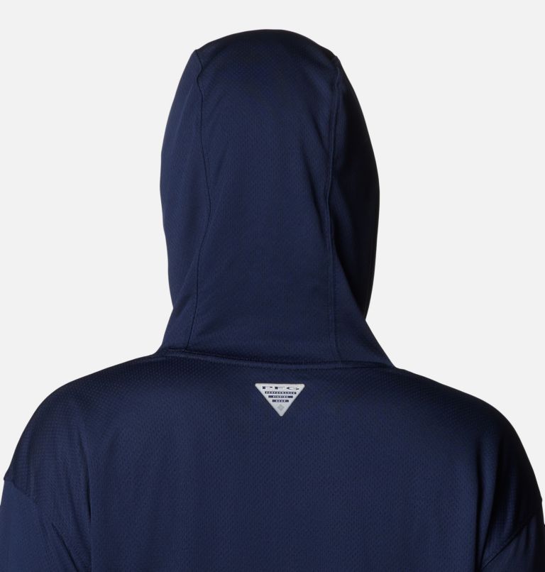 Women's PFG Solar Stream Hoodie, Color: Collegiate Navy, image 5