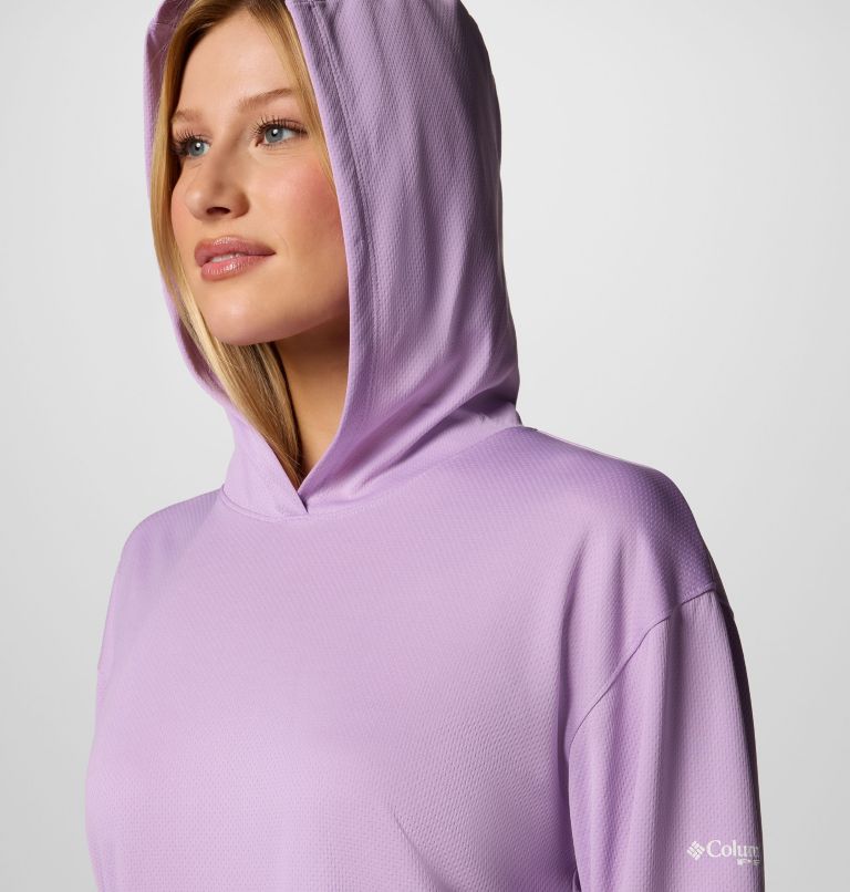 Women's PFG Solar Stream Hoodie, Color: Hydrangea, image 4