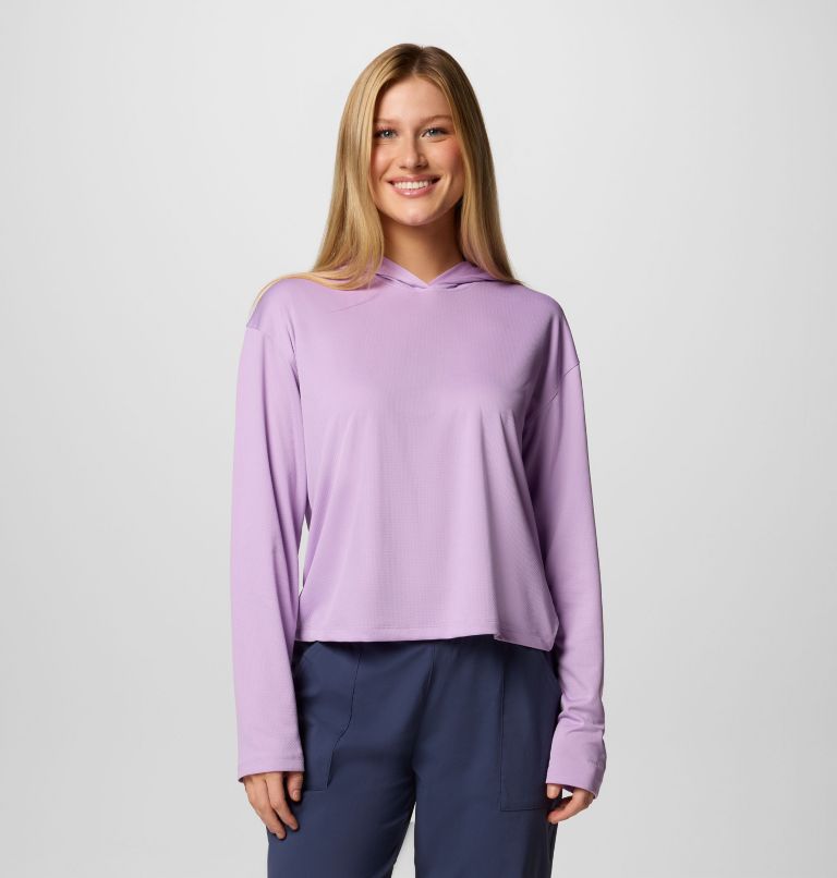 Women's PFG Solar Stream Hoodie, Color: Hydrangea, image 1
