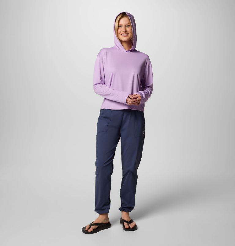Women's PFG Solar Stream Hoodie, Color: Hydrangea, image 7