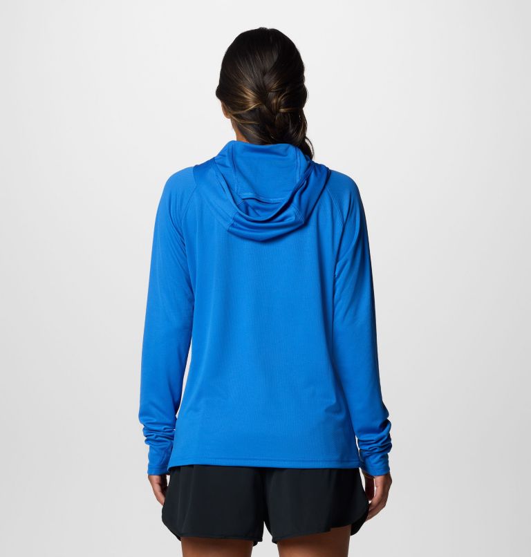 Chandail à capuchon PFG Solar Stream Elite pour femme, Color: Vivid Blue, image 2
