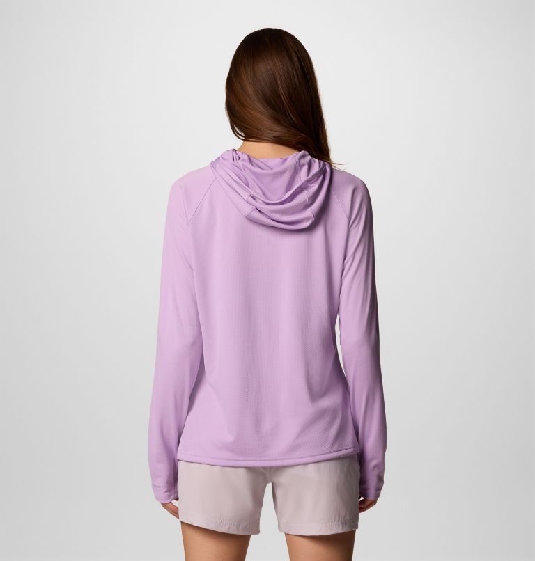 Women's PFG Solar Stream Elite Hoodie, Color: Hydrangea, image 2