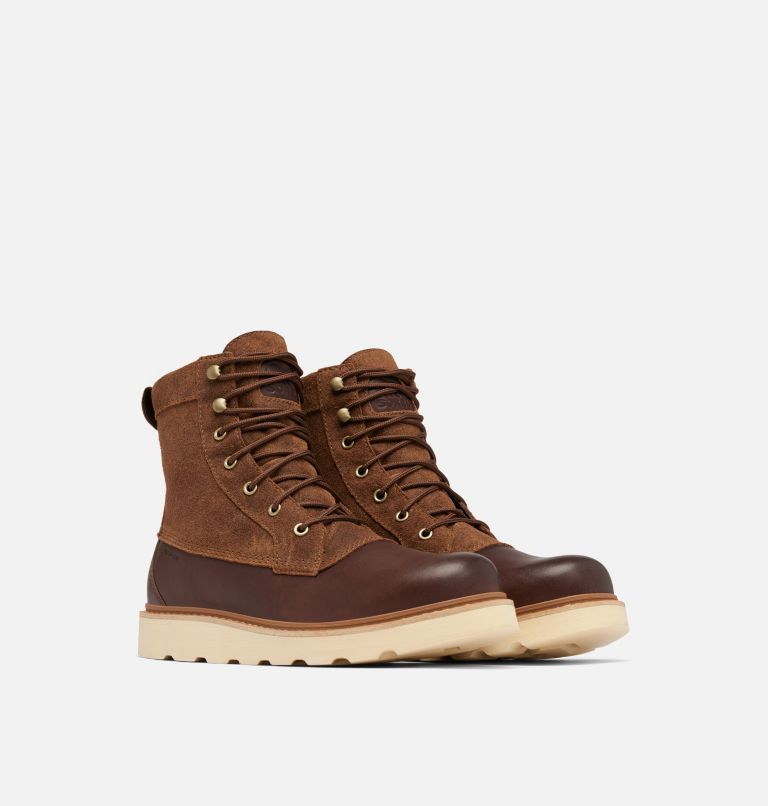 Men's SLABTOWN 62' CARIBOU Waterproof Boots, Color: Velvet Tan, Tobacco, image 2
