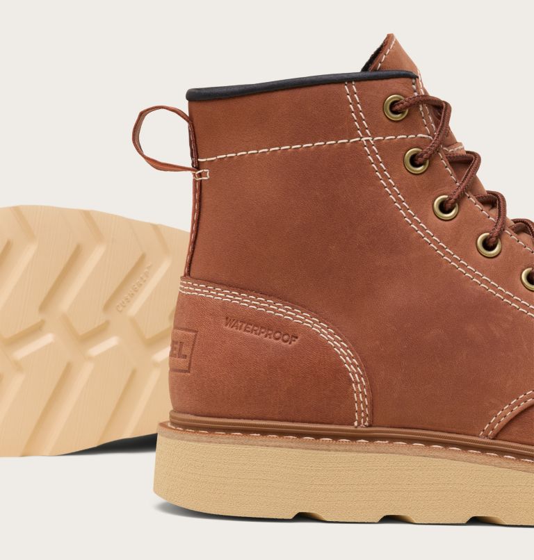SLABTOWN 62' Men's Moc Waterproof Boot, Color: Rustic Brown, Ceramic, image 10