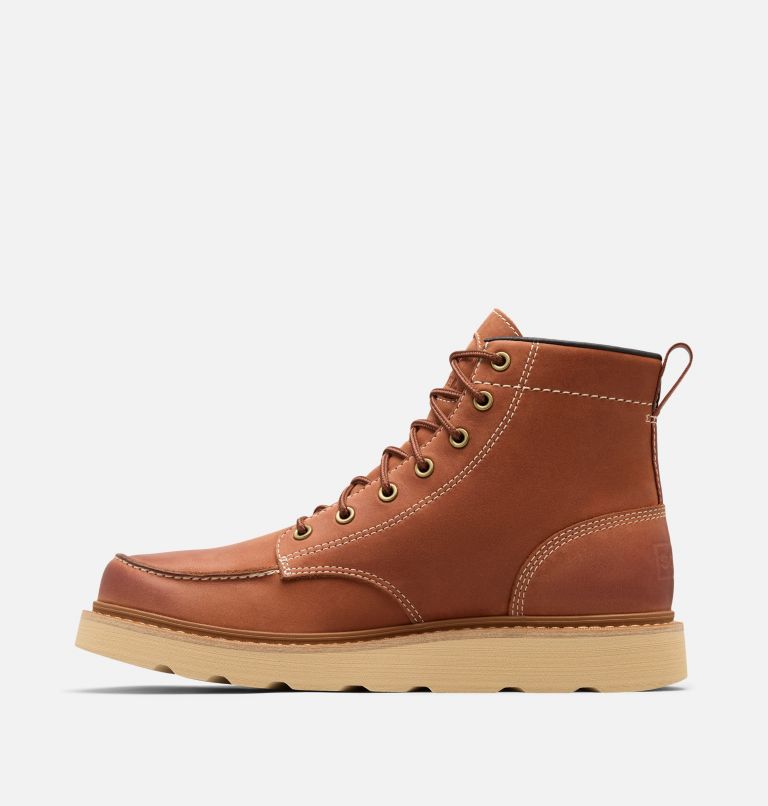 SLABTOWN 62' Men's Moc Waterproof Boot, Color: Rustic Brown, Ceramic, image 4