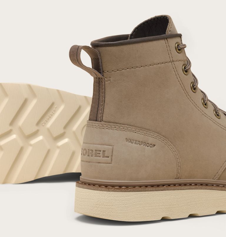 SLABTOWN 62' Men's Moc Waterproof Boot, Color: Khaki II, Bleached Ceramic, image 9