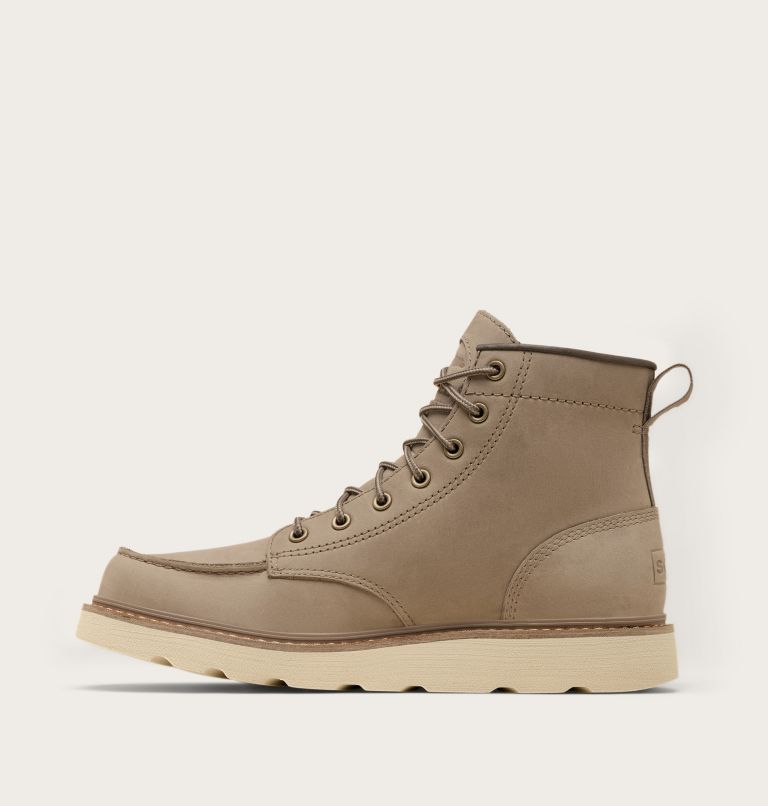 SLABTOWN 62' Men's Moc Waterproof Boot, Color: Khaki II, Bleached Ceramic, image 3