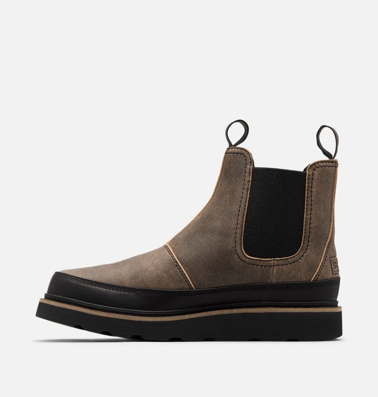 SLABTOWN 62' Men's Chelsea Waterproof Boot, Color: Canoe, Black, image 2