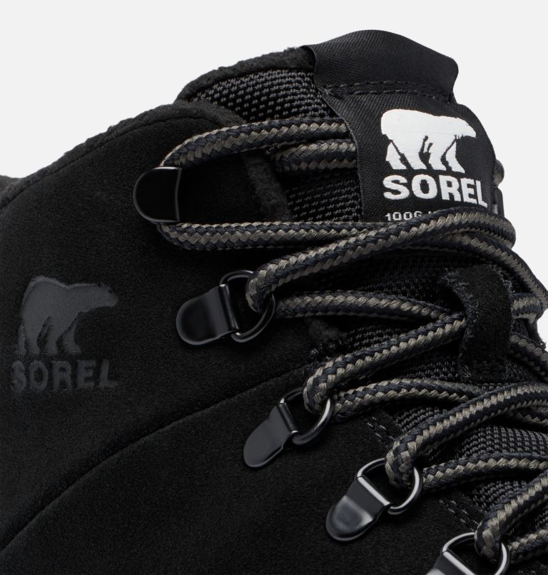 SOREL EXPLORER III Blazer Men's Waterproof Boot, Color: Black, Optimized Orange, image 9