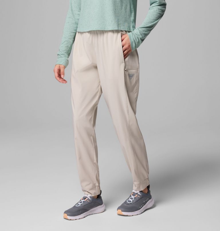 Women's PFG Uncharted Pull-On Pants, Color: Dark Stone, image 4