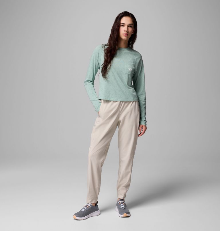 Women's PFG Uncharted Pull-On Pants, Color: Dark Stone, image 2