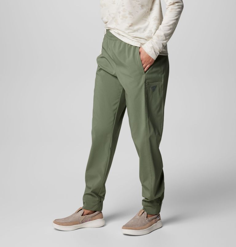 Thumbnail: Women's PFG Uncharted Pull-On Pants, Color: Cypress, image 4