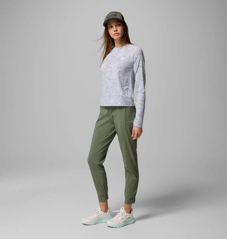 Women's PFG Uncharted Pull-On Pants, Color: Cypress, image 2