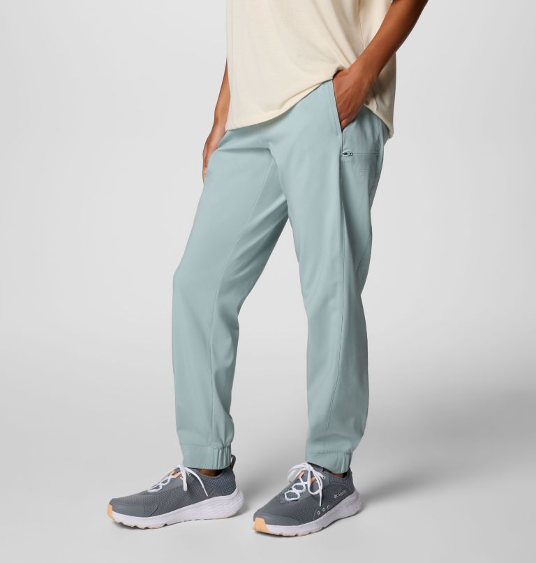 Women's PFG Uncharted Pull-On Pants, Color: Crushed Blue, image 3