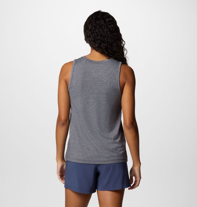 Women's PFG Uncharted Tank, Color: Shark Heather, image 2