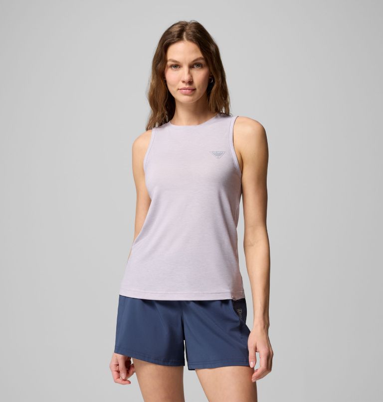 Women's PFG Uncharted Tank, Color: Lavender Pearl Heather, image 1