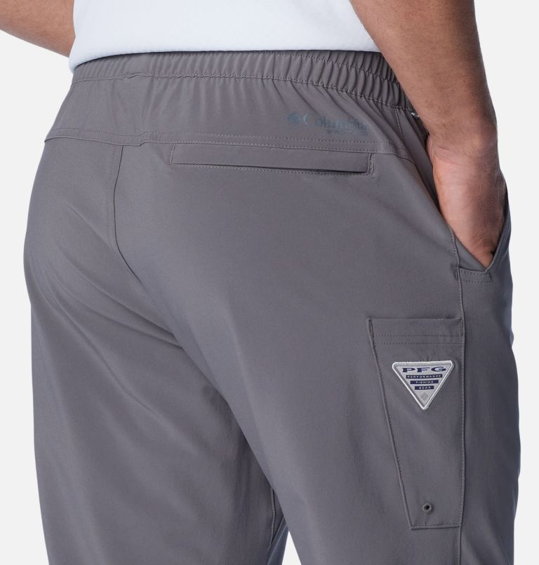 Thumbnail: Men's PFG Terminal Roamer Stretch Pants, Color: City Grey, image 5