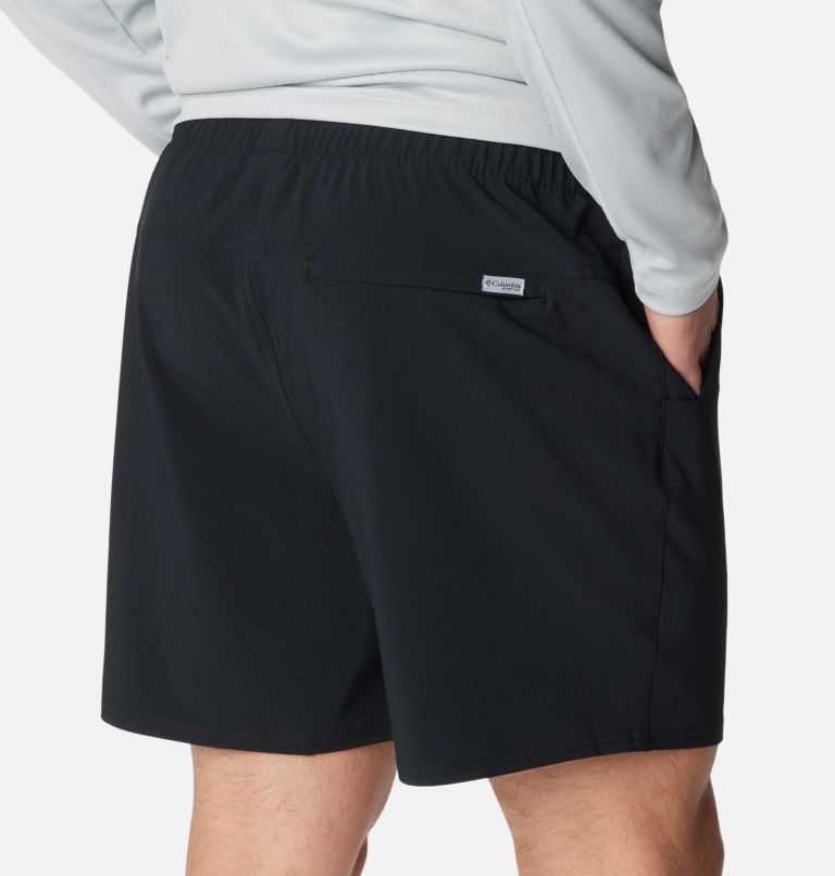 Thumbnail: Men's PFG Terminal Roamer Stretch Shorts, Color: Black, image 5