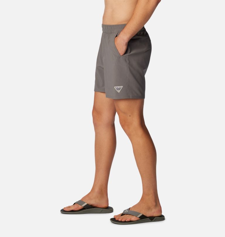 Men's PFG Terminal Roamer Stretch Shorts, Color: City Grey, image 3