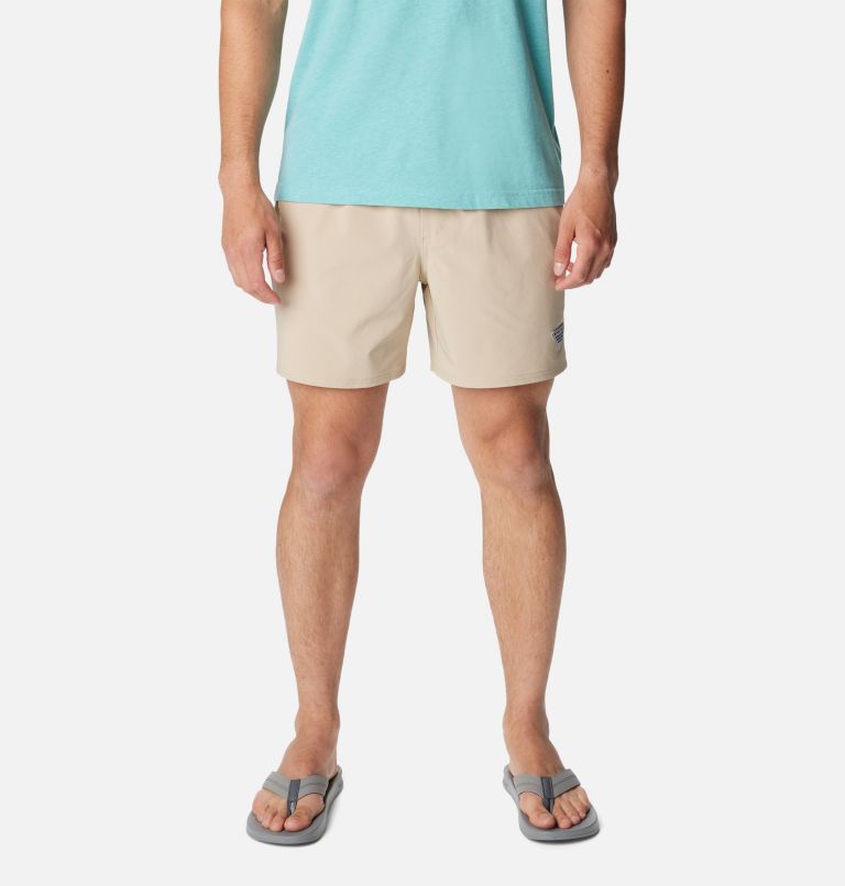 Men's PFG Terminal Roamer Stretch Shorts, Color: Ancient Fossil, image 1