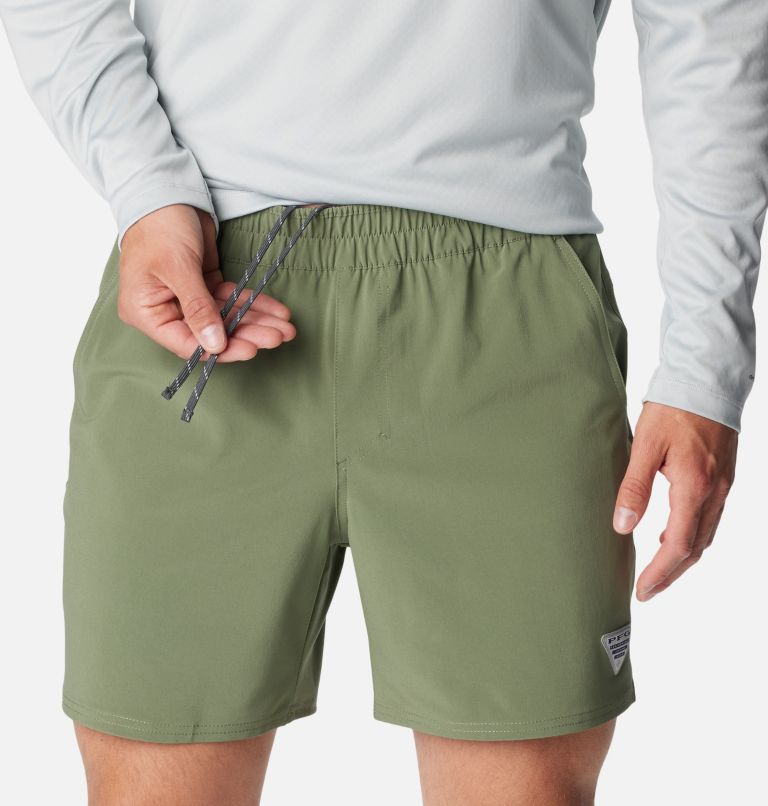 Men's PFG Terminal Roamer Stretch Shorts, Color: Cypress, image 4
