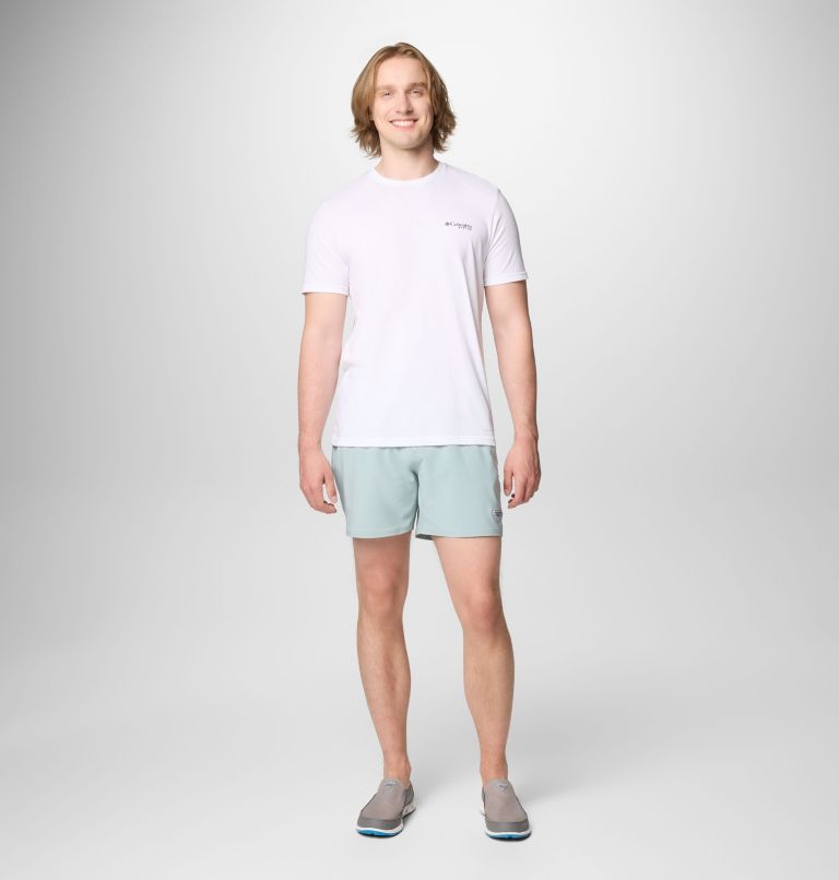 Men's PFG Terminal Roamer Stretch Shorts, Color: Crushed Blue, image 3