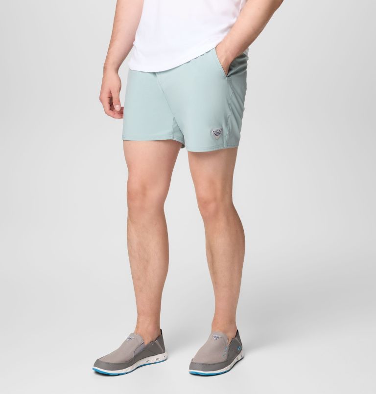 Men's PFG Terminal Roamer Stretch Shorts, Color: Crushed Blue, image 4