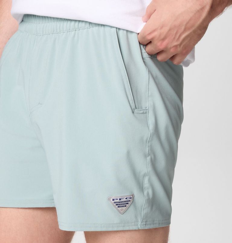 Men's PFG Terminal Roamer Stretch Shorts, Color: Crushed Blue, image 7