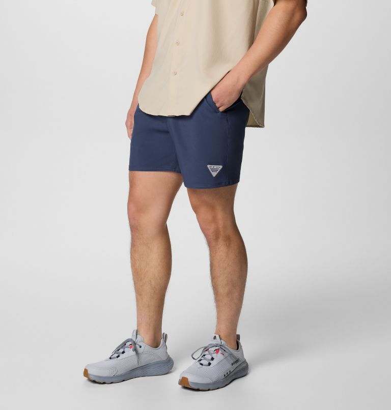 Men's PFG Terminal Roamer Stretch Shorts, Color: Nocturnal, image 4