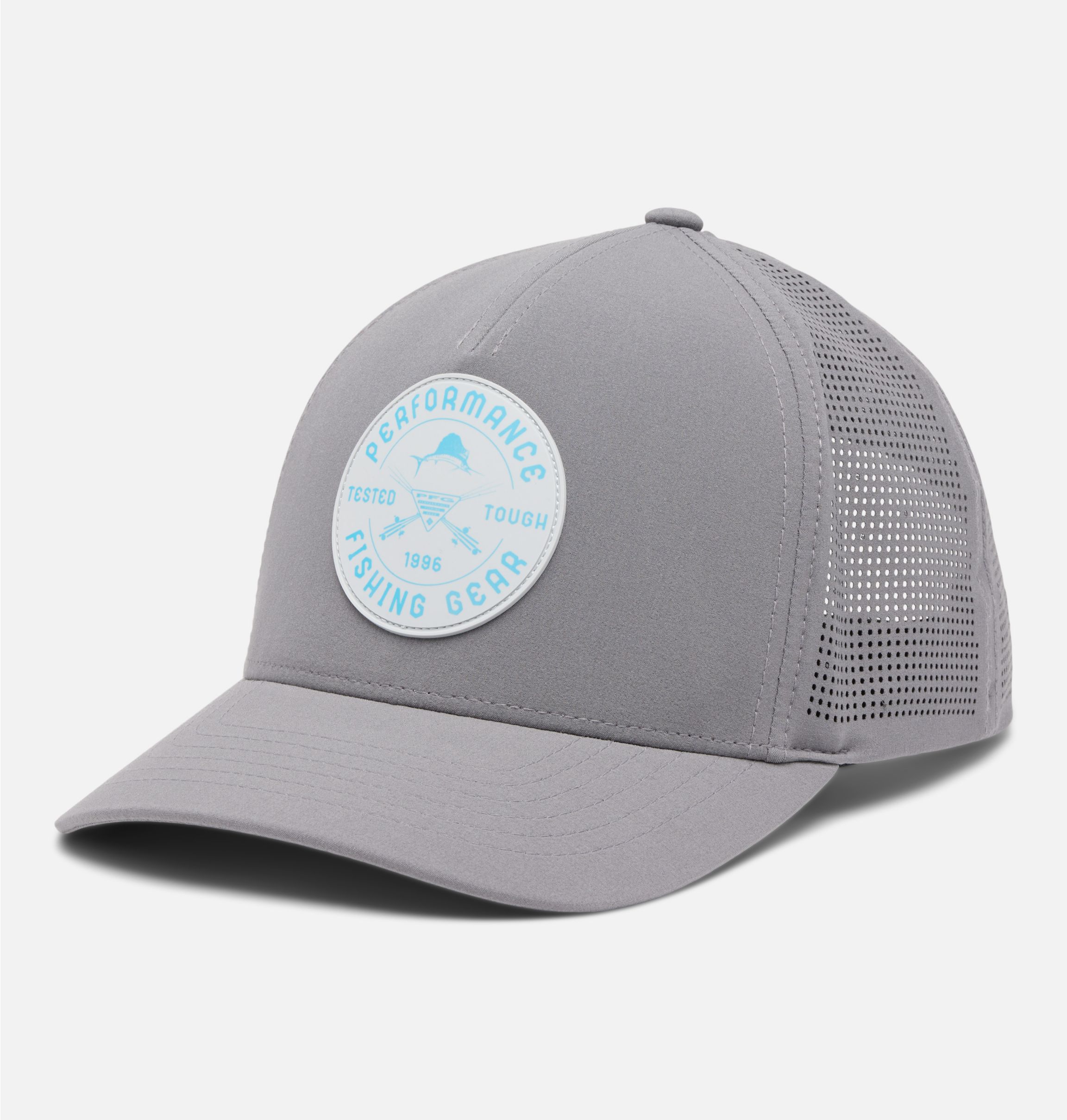 Columbia Men's PFG Elite 110 Snapback Hat, City Grey Tested Tough