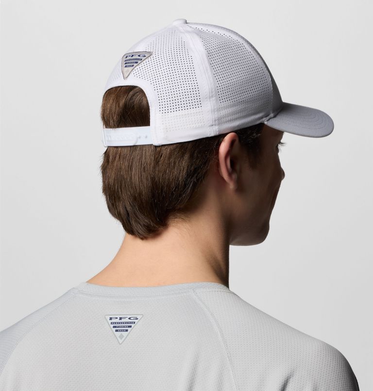 PFG Elite 3D Stretch Snap Back, Color: White, PFG Breakline FL, image 3