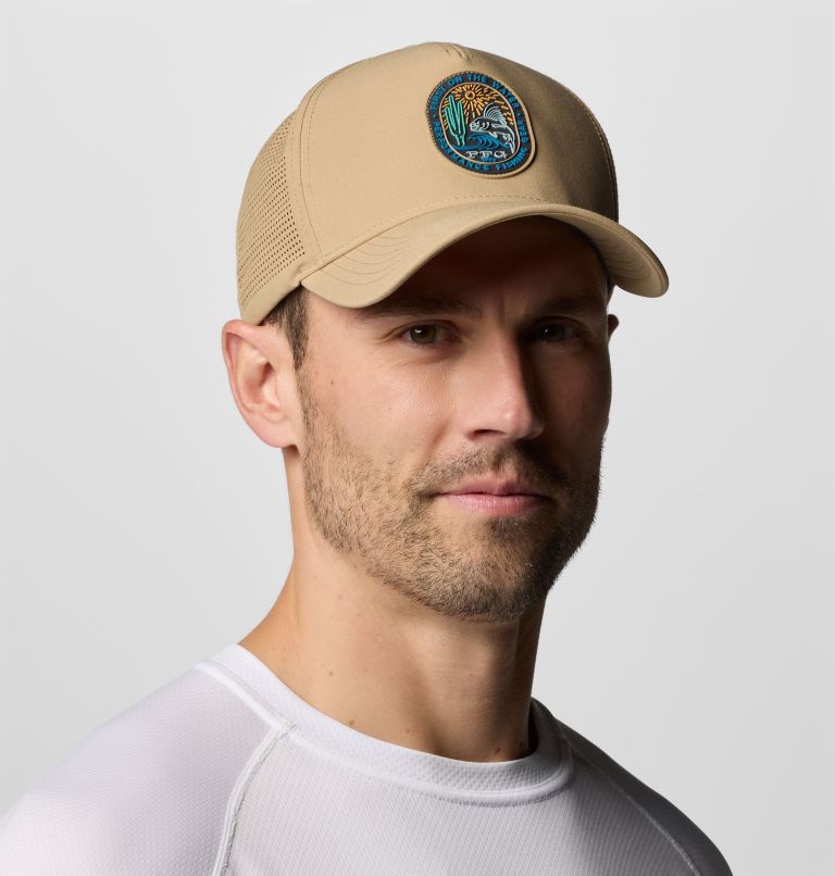 PFG Elite 3D Stretch Snap Back, Color: Beach, PFG Breakline Baja, image 2