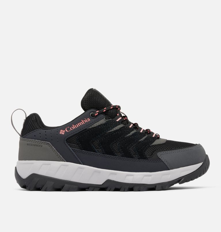 Women's Strata Trail Waterproof Walking Shoe, Color: Black, Juicy, image 1