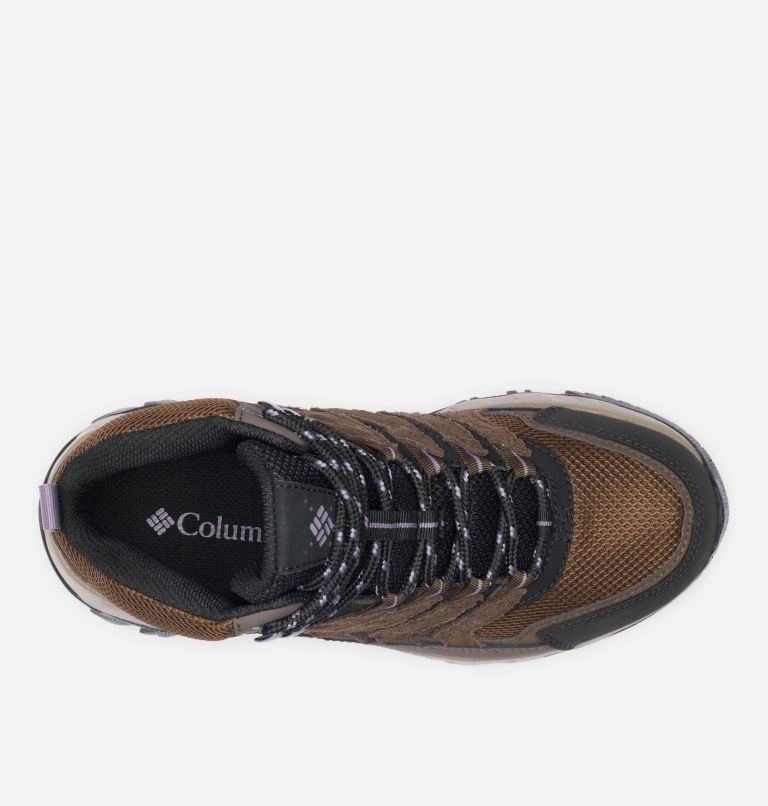 Women's Strata Trail Mid Waterproof Shoe, Color: Cordovan, Granite Purple, image 4