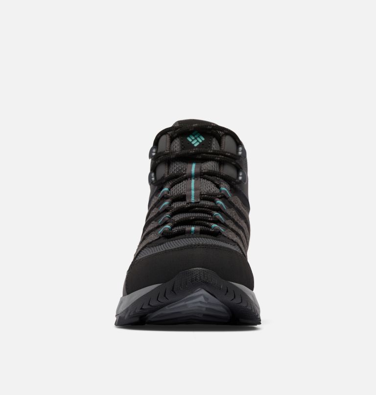 Women's Strata Trail Mid Waterproof Shoe - Wide, Color: Dark Grey, Teal, image 7