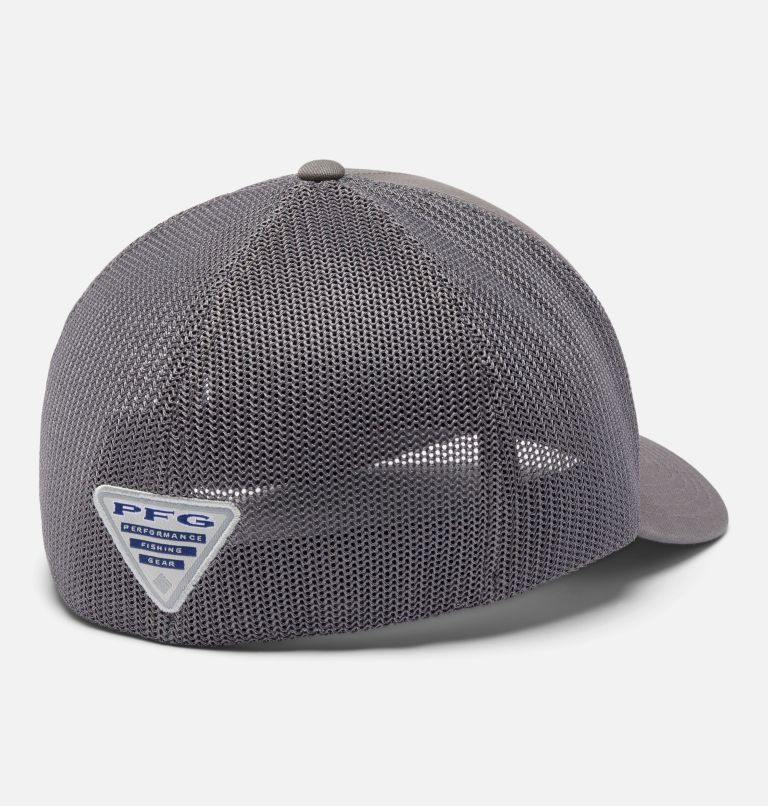 Gorra unisex de malla PFG Patch, Color: City Grey, Sunset Fish, image 2