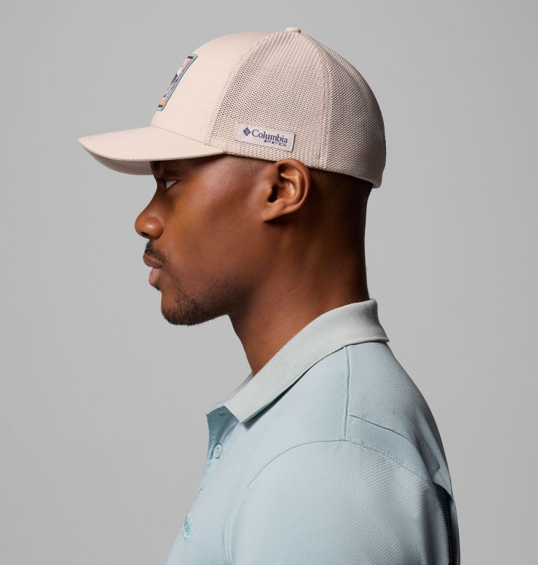 PFG Patch Mesh Ball Cap, Color: Dark Stone, Sunset Fish, image 5