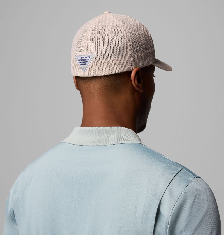 PFG Patch Mesh Ball Cap, Color: Dark Stone, Sunset Fish, image 4