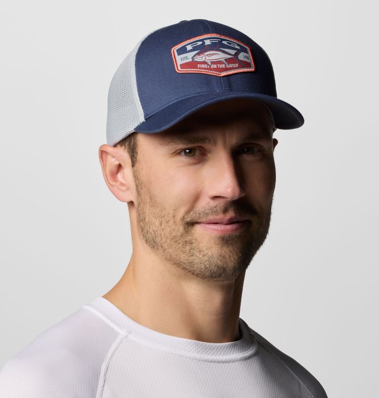 PFG Patch Mesh Ball Cap, Color: Nocturnal, Cool Grey, Big Badge Tuna, image 3