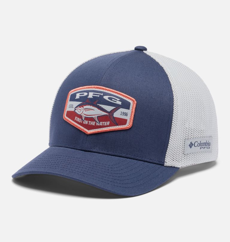 PFG Patch Mesh Ball Cap, Color: Nocturnal, Cool Grey, Big Badge Tuna, image 1