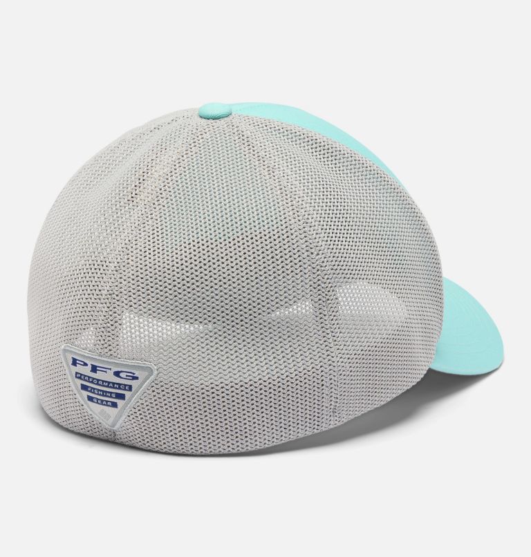 Unisex PFG Patch Mesh Ball Cap, Color: Gulf Stream, Cool Grey, Sunset Fish, image 2