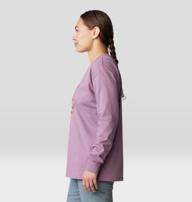 Women's Tie Dye Earth Boxy Long Sleeve, Color: Dark Daze, image 3